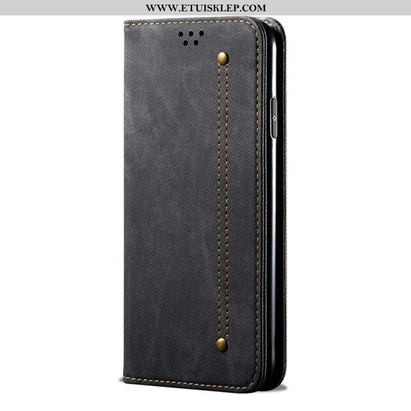 Etui Na Telefon do Samsung Galaxy A14 / A14 5G Etui Folio Tkanina Dżinsowa